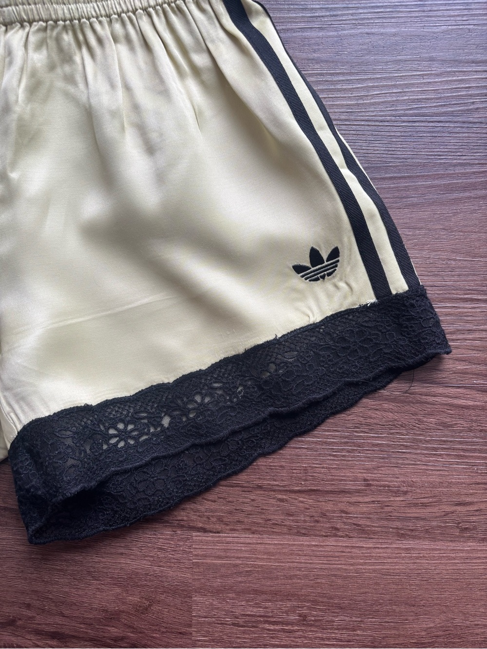 Adidas x ASOS lace trim shorts🖤 - Picture 3 of 5